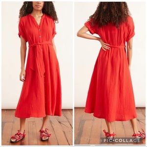 Xirena Care Dress in True Red Size XS